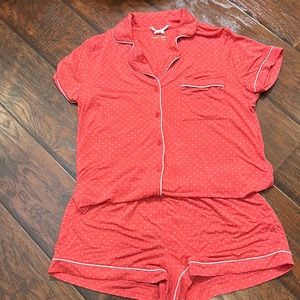 Kate Spade polka pajama sleepwear shirt set